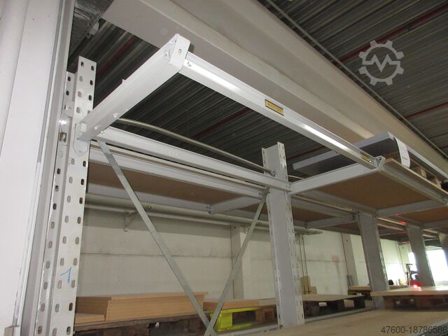 Cantilever rack K60K height 3.05m depth 90cm OHRA - Kragarmregal Langutregal - L 21m 12 Ständer IPE 200 + 48 Kragarme IPE100
