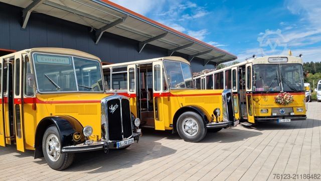 Reisebus  Oldtimer Paket Saurer LC 4 und Volvo B 10 Lauber