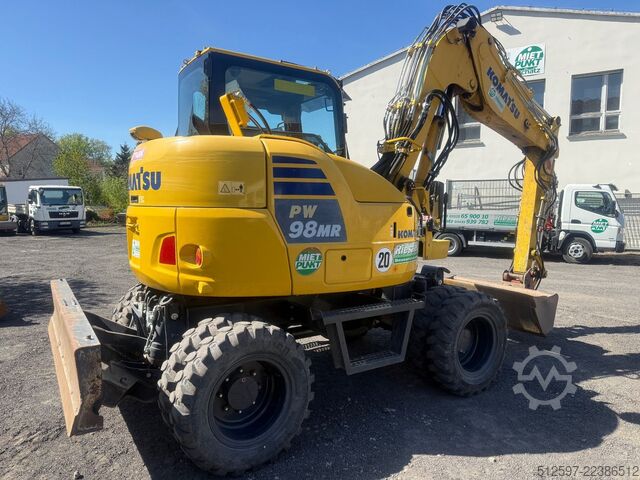 Mobilbagger KOMATSU PW 98 MR-10 / gepflegt / 1650 Bh / inkl. GRL+TL