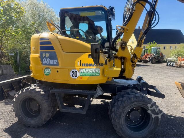 Mobilbagger KOMATSU PW 98 MR-10 / gepflegt / 1650 Bh / inkl. GRL+TL