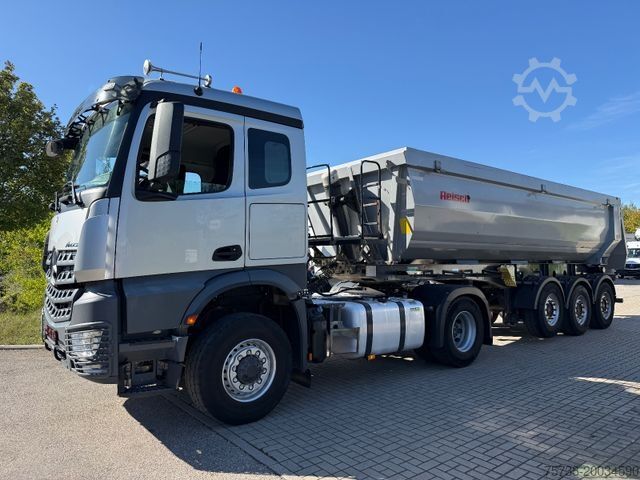 Standard tractor unit MERCEDES-BENZ Arocs 1851 LS 4X4 HAD/Retarder+Reisch Kippmulde