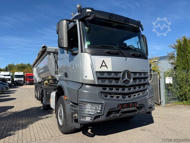 Standard tractor unit MERCEDES-BENZ Arocs 1851 LS 4X4 HAD/Retarder+Reisch Kippmulde