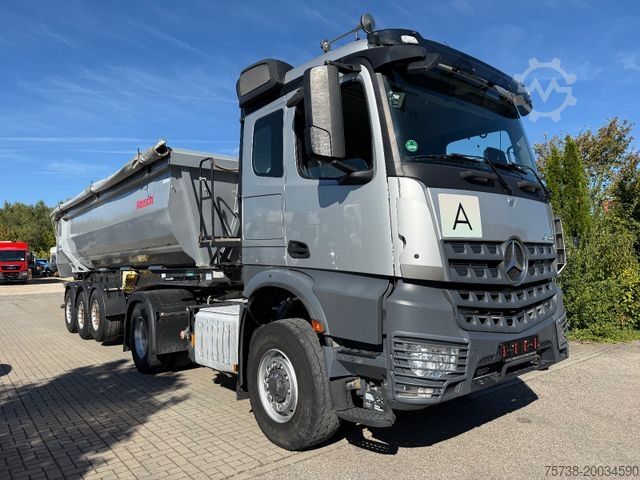 Standard tractor unit MERCEDES-BENZ Arocs 1851 LS 4X4 HAD/Retarder+Reisch Kippmulde