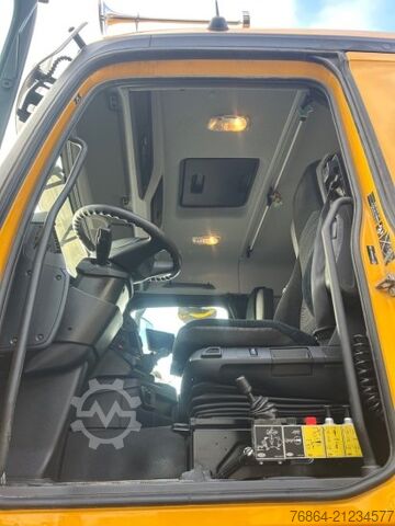 Kipper LKW MERCEDES-BENZ AROCS 4151, 8X4 MEILLER-GESTEINSKIPPER, EURO 6, BORDMATIK, RETARDER, BLATT-BLATT