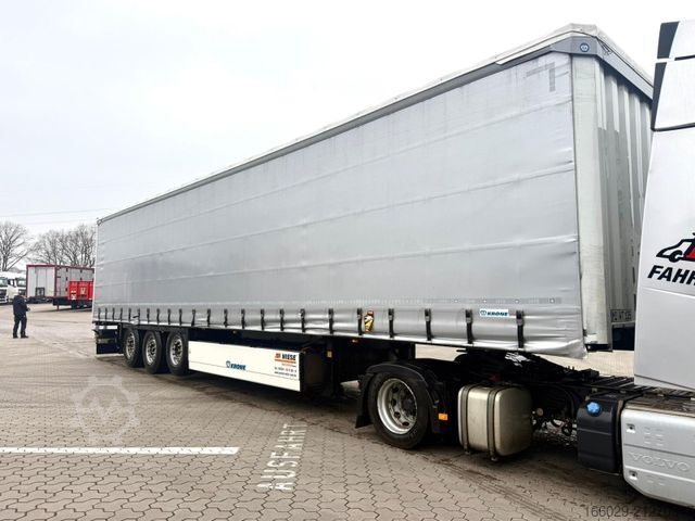 Auflieger mit Pritsche & Plane KRONE SD Schiebeplanen Auflieger Top Zustand