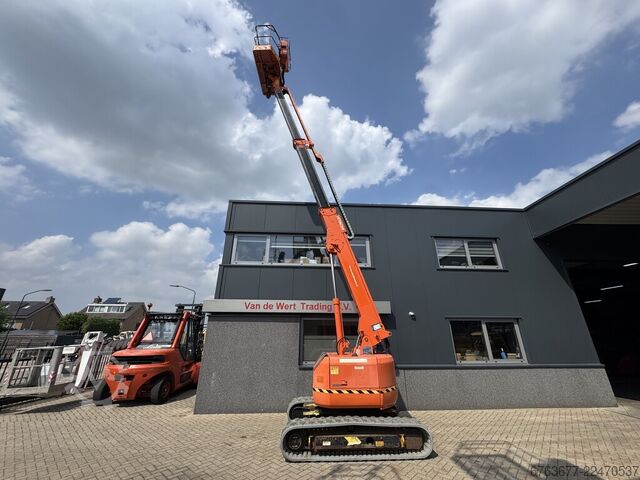 HITACHI HX99B-2 Crawler Telescopic Boom Lift NONMARKING 2008 KUBOTA DIESEL 11M HITACHI HX99B-2 Rups hoogwerker telescoop NONMARKING 2008 KUBOTA DIESEL 11M Werkhoogte