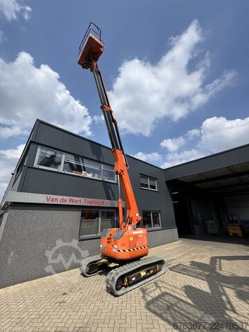 HITACHI HX99B-2 Crawler Telescopic Boom Lift NONMARKING 2008 KUBOTA DIESEL 11M HITACHI HX99B-2 Rups hoogwerker telescoop NONMARKING 2008 KUBOTA DIESEL 11M Werkhoogte