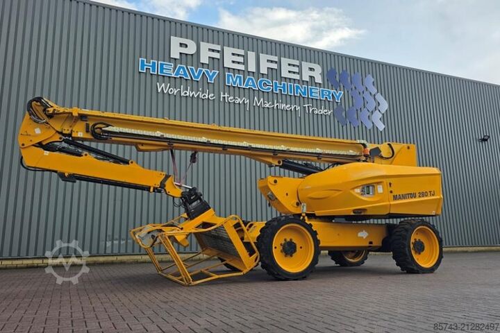 Telescopic boom lift Manitou 280 TJ As-Is, Engine Missing, 28m Working height,