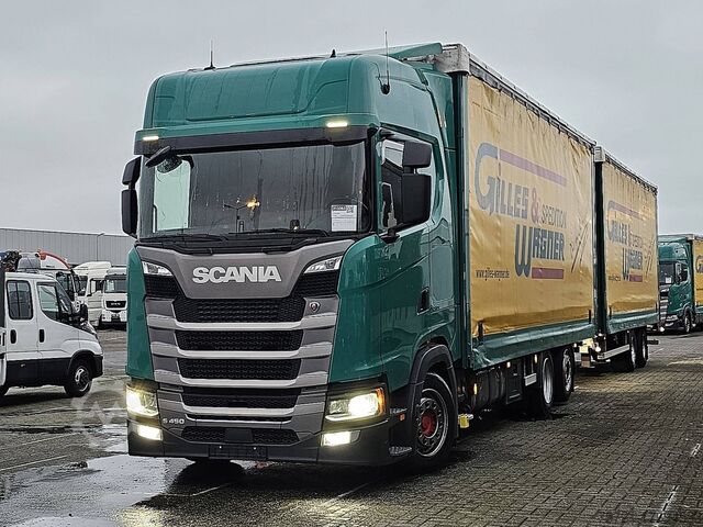 Sliding tarpaulin SCANIA S450 6X2*4 RET. FORKLIFTC