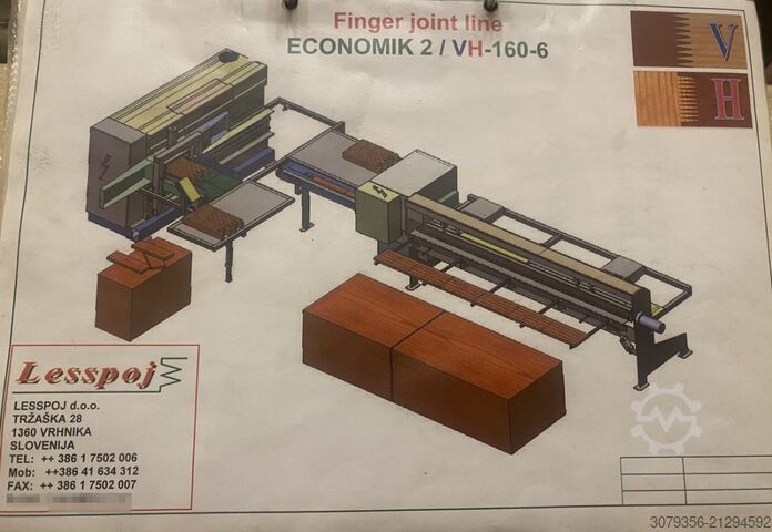 Finger jointing line Lesspoj Ekonomik 2