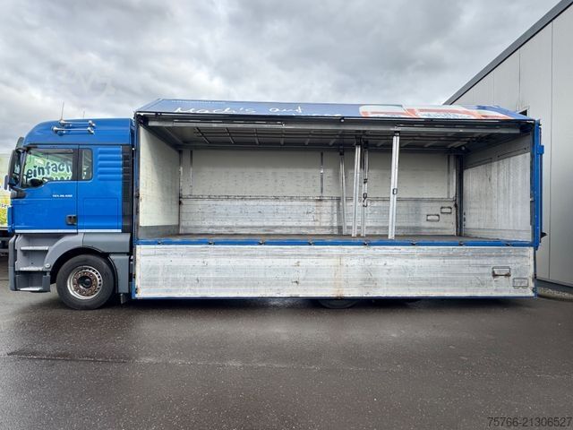 LKW mit Getränkeaufbau MAN TGX 26.500 L / LBW / 2 x AHK / LENKACHSE