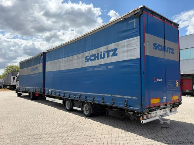 Sliding tarpaulin MAN TGL 12.250 / Krone 2-Axle / German Truck