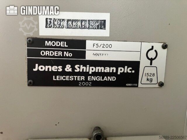 Jones & Shipman Format 5-200 Jones & Shipman Format 5-200