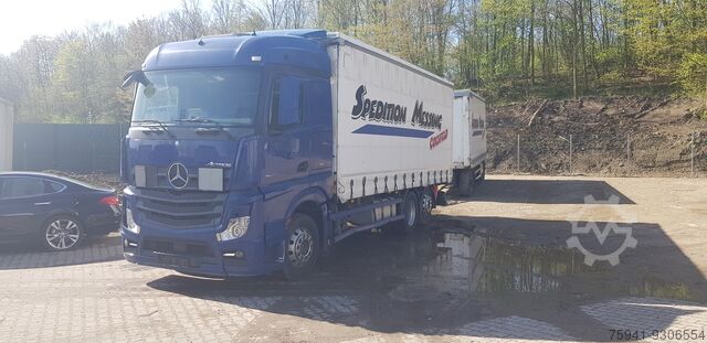 Flatbed + tarpaulin Mercedes-Benz 2542