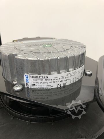4 pcs. EC centrifugal module 500W 230V ebmpapst K3G250-PR04-H2