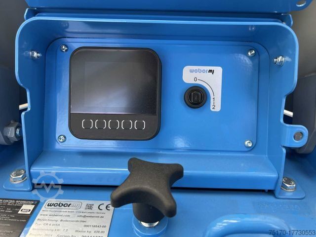 Rüttelplatte WEBER Weber CR 6 WSA Hatz-Diesel / 428 kg Rüttelplatte