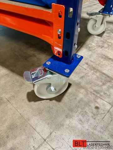 Screw shelf picking shelf Kommissionierwagen Regalwagen Rollwagen inkl. 36 x Sichtlagerkiste