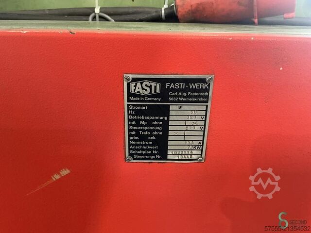 Plate rolling machines  Fasti 109-30-3, 3040x3mm Fasti 