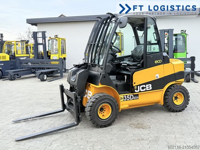 Telescopic loader JCB TLT 35D 4X4 CABIN POSITIONER NEW TIRES