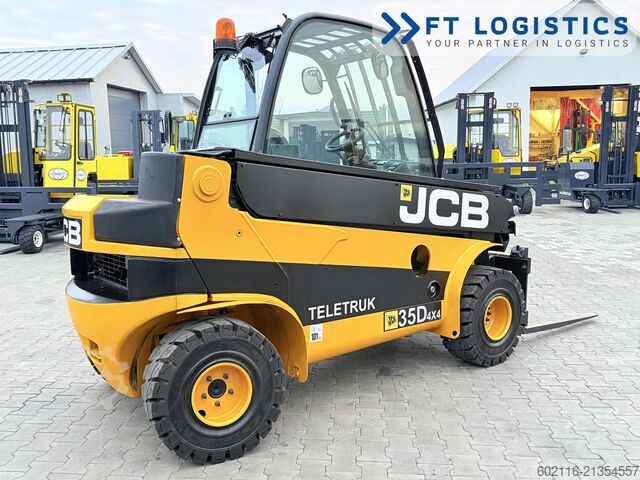 Telescopic loader JCB TLT 35D 4X4 CABIN POSITIONER NEW TIRES