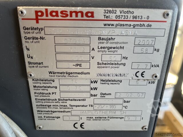Temperature control unit Plasma STO 1-6-12-DM