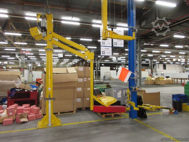 Manipulator Handlingsgerät Hebehilfe IHF Jungenthal Manipulator Knickarm 75KG Pneumatik Manipulator Vector 180 L 3,5m