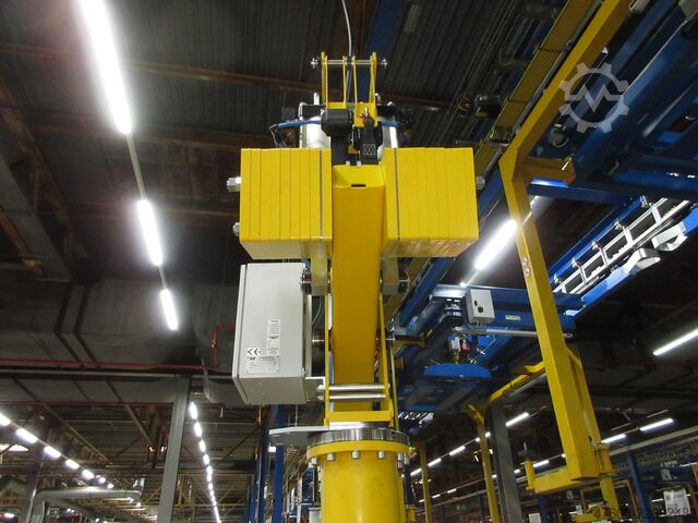 Manipulator Handlingsgerät Hebehilfe IHF Jungenthal Manipulator Knickarm 75KG Pneumatik Manipulator Vector 180 L 3,5m
