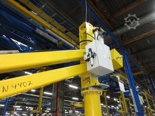 Manipulator Handlingsgerät Hebehilfe IHF Jungenthal Manipulator Knickarm 75KG Pneumatik Manipulator Vector 180 L 3,5m
