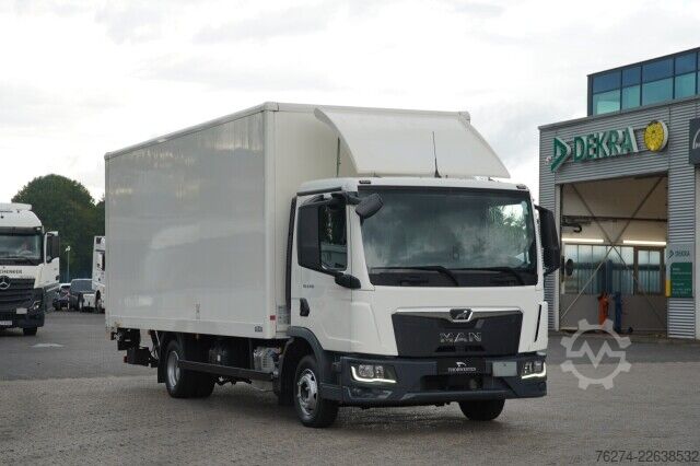 LKW mit Kofferaufbau MAN TGL 8.190 Koffer LBW Automatik Anhängerkupplung