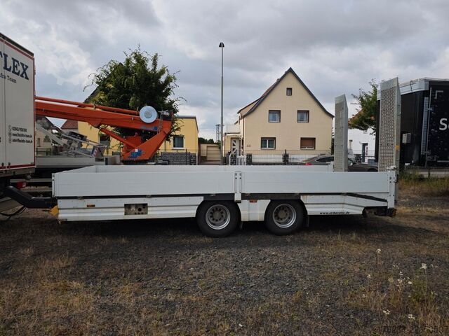 Low loader trailer  Alga TAT B-180, 7,3 mtr., Rampen, 19to. GG. low