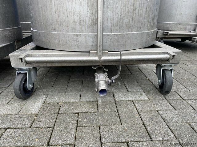 Edelstahlbehälter Tank Rollbehälter 10521