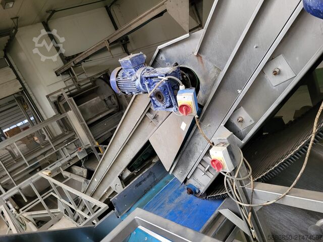 Entladung von Kistenpaletten – Bunker  