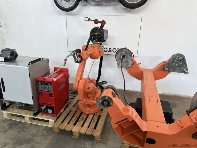 Industrial robot ABB IRB 1600 IRC5 MIT FRONIUS TPS+3 ACHSEN