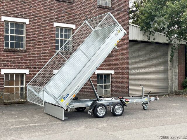 Three-way tipper Debon CHEVAL LIBERTE DEBON PW3.6 | GITTERAUFSATZ 360X180X95CM 3500KG DREISEITENKIPPER