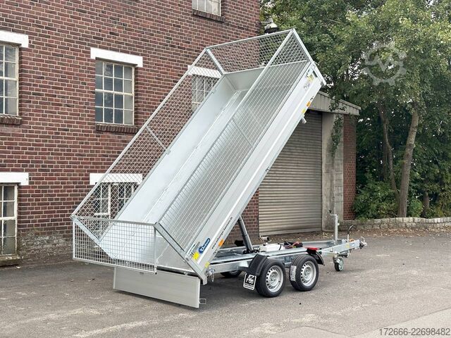 Three-way tipper Debon CHEVAL LIBERTE DEBON PW3.6 | GITTERAUFSATZ 360X180X95CM 3500KG DREISEITENKIPPER