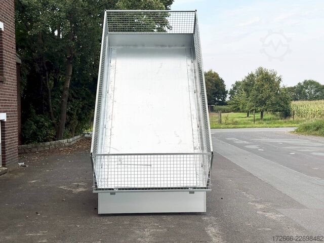 Three-way tipper Debon CHEVAL LIBERTE DEBON PW3.6 | GITTERAUFSATZ 360X180X95CM 3500KG DREISEITENKIPPER