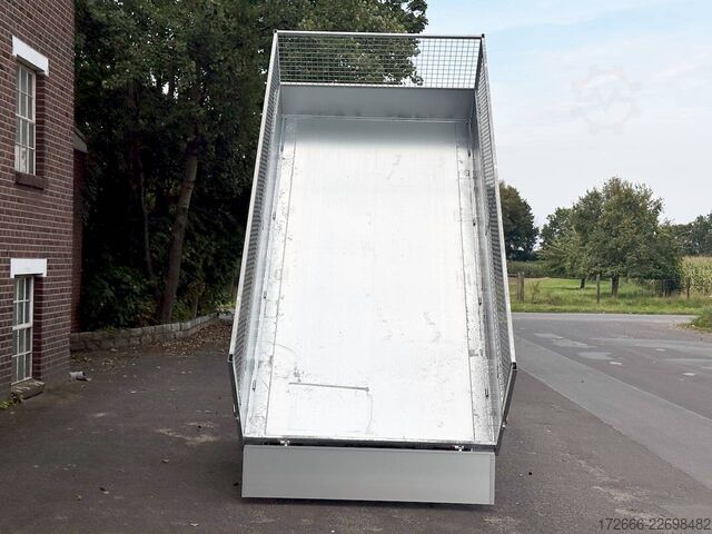 Three-way tipper Debon CHEVAL LIBERTE DEBON PW3.6 | GITTERAUFSATZ 360X180X95CM 3500KG DREISEITENKIPPER