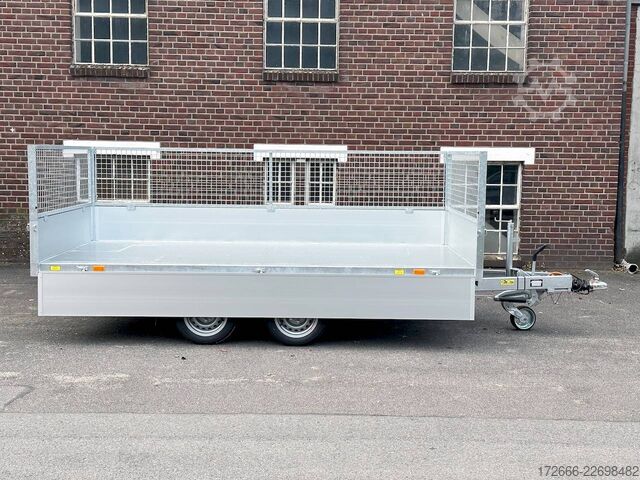 Three-way tipper Debon CHEVAL LIBERTE DEBON PW3.6 | GITTERAUFSATZ 360X180X95CM 3500KG DREISEITENKIPPER