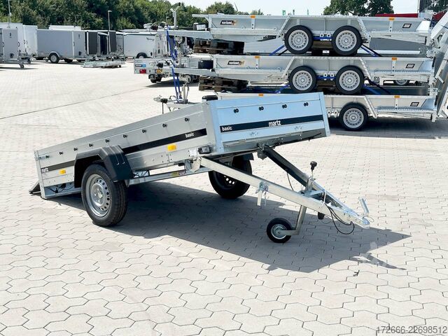 Kastenanhänger Martz BASIC 264 KIPP 264X126X30CM 750KG TIEFLADER | DEICHSEL KLAPPBAR