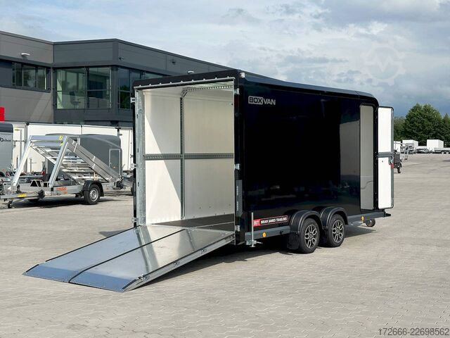 Box trailer Brian James Trailers BOX VAN - 600-4018-35-2-12-B 419X178X201CM 3500KG KOFFERANHÄNGER | SCHWARZ