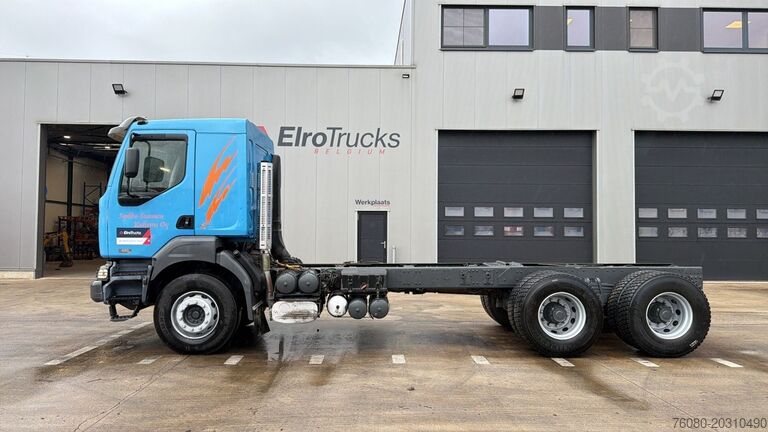 Chassis cab Renault KERAX 420 (LAMES / GRAND PONT / STEEL SUSP. / B...