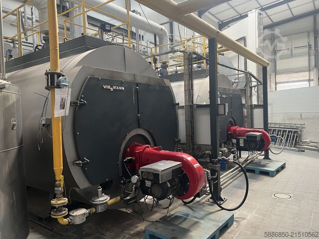 Komplette Dampfkesselanlage, 10 Tonnen  