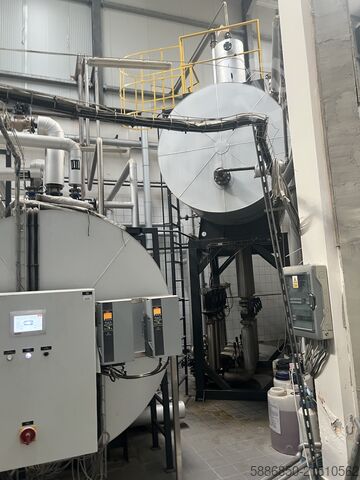 Komplette Dampfkesselanlage, 10 Tonnen  