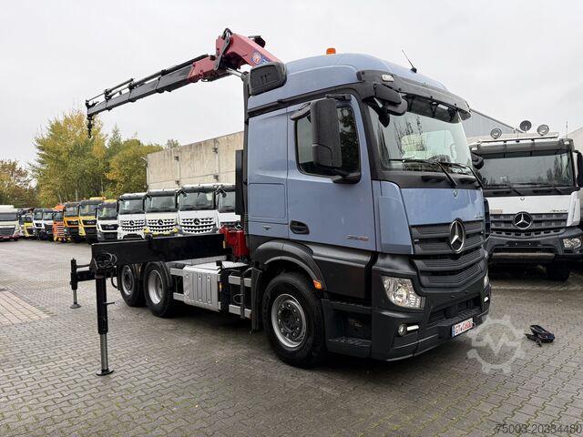 Heavy-duty truck Mercedes-Benz Actros 2548 LS 6X2 Kran HMF 3220 bis 16 Meter