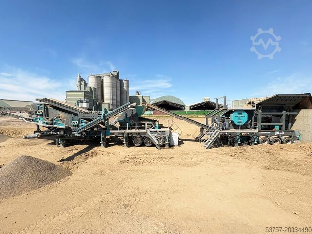 Crushing equipment/mobile crushing plant Constmach Mobile Crushing Plant Mobile Crushing Plant 120-150 tph JS-2