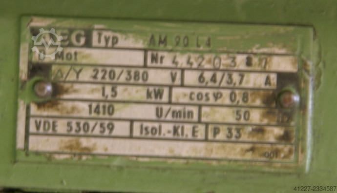 Hydraulikaggregat Weisser 11+4l/min 40 bar