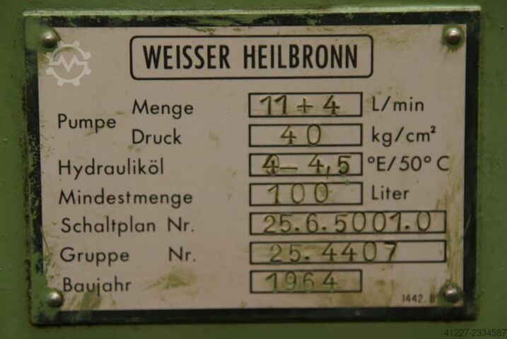 Hydraulikaggregat Weisser 11+4l/min 40 bar