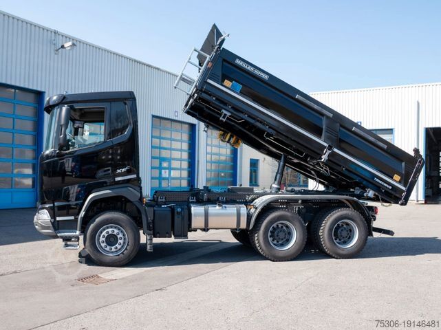 Dreiseitenkipper LKW DAF FAT XFC 530 Meiller Trigenius D316