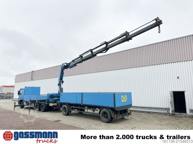 LKW mit Pritsche (offen) Mercedes-Benz Actros 2741 L 6x4, Twist-Lock ausz. auf 3m,