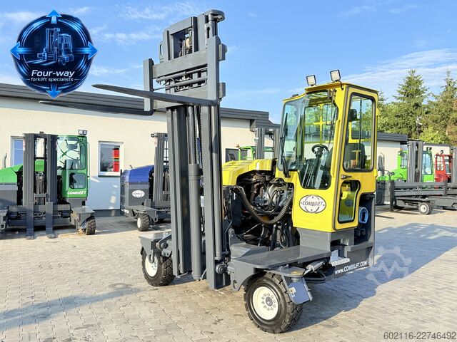 4-way forklift Combilift C3000XL GAS DUPLEX 4550 FORK POSITIONER